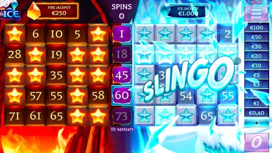Slingo Fire And Ice Bonus - partycasino