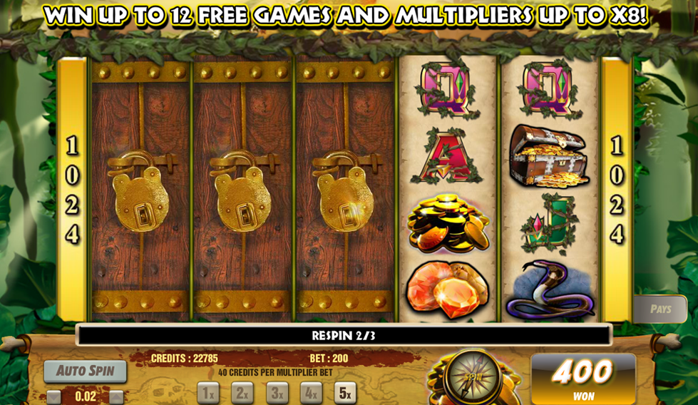 Lost Temple Bonus - partycasino