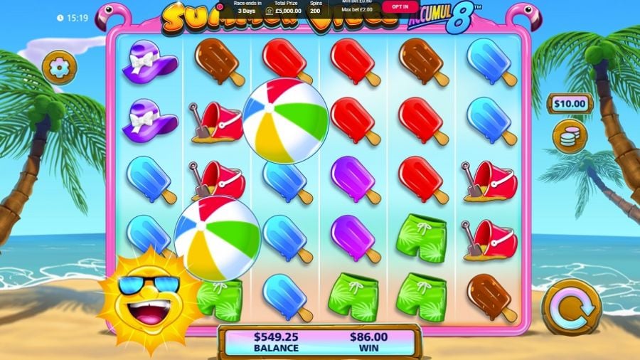 Summer Vibes Accumul8 Bonus Eng - partycasino