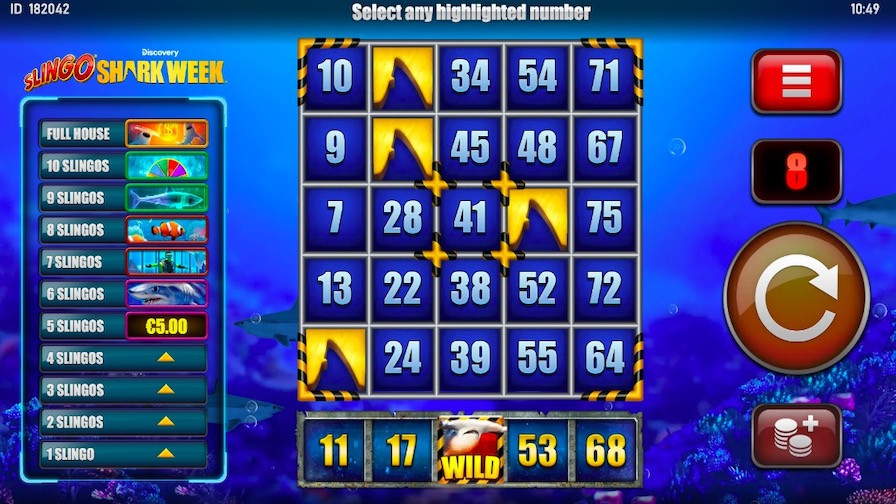 Slingo Shark Week Slot En - partycasino