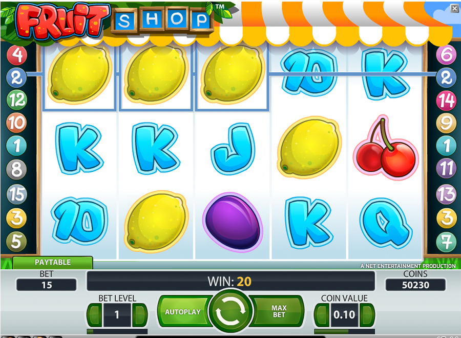 Fruit Shop Bonus - partycasino