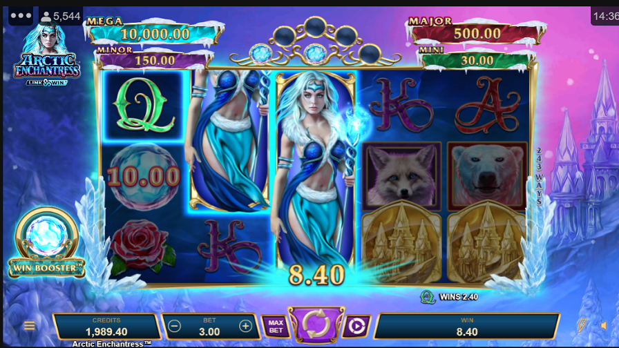 Arctic Enchantress Bonus - partycasino