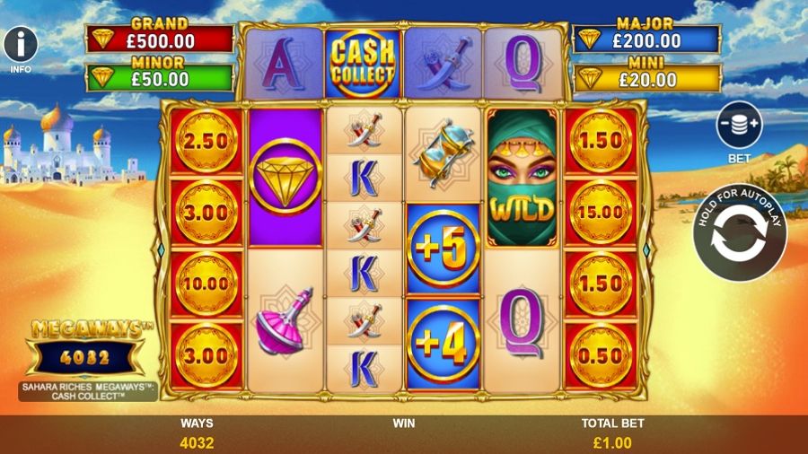 Sahara Riches Cash Collect Megaways Slot Eng - partycasino