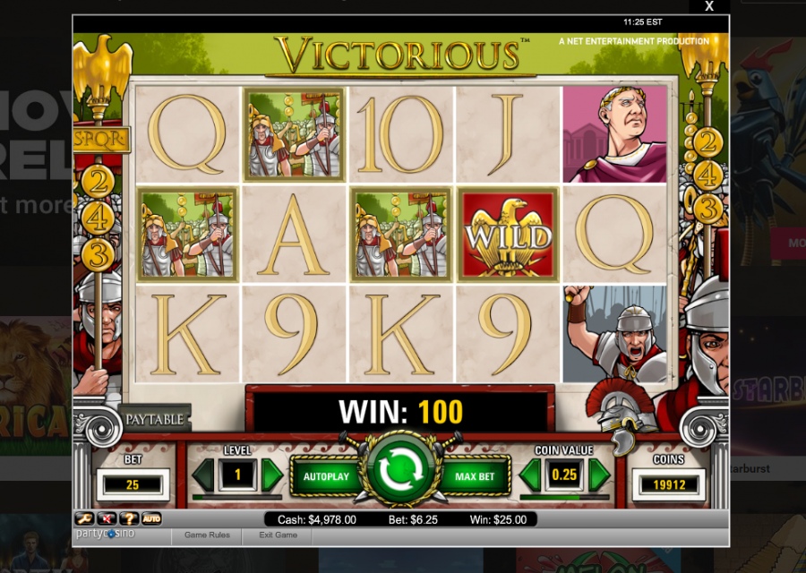 Victorious Wild - partycasino