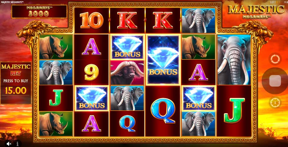 Majestic Megaways Bonus - partycasino