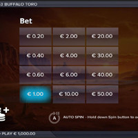 Buffalo Toro Bet - partycasino