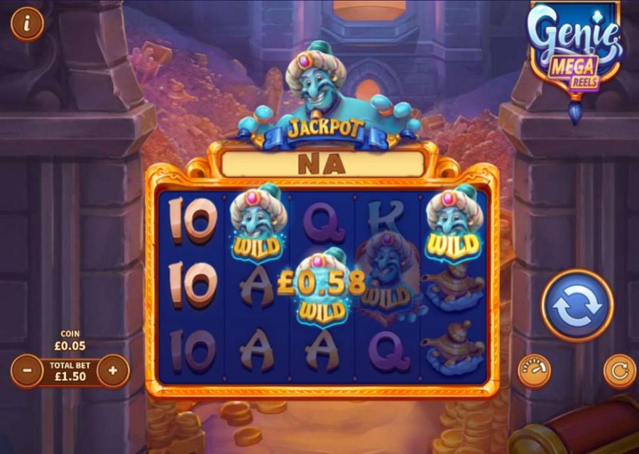 Genie Mega Reels Wild - partycasino
