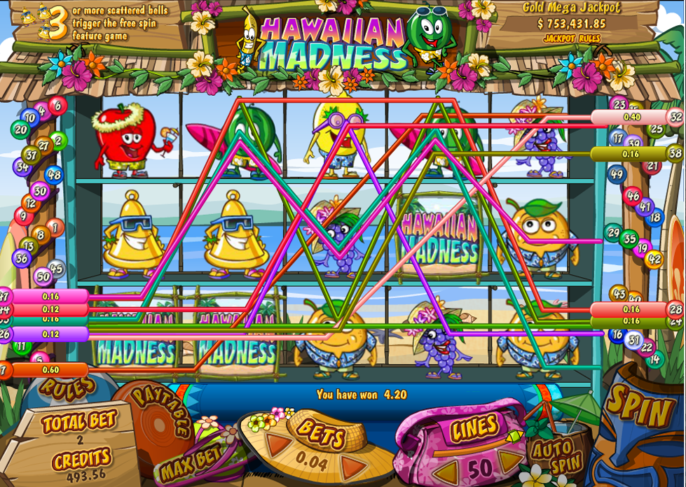 Hawaiian Madness Wild - partycasino