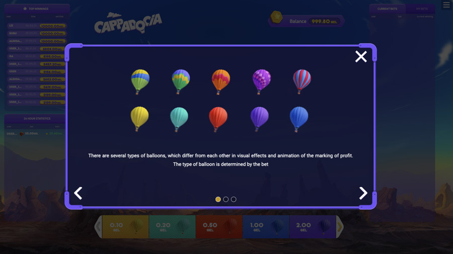 Cappadocia Symbols - partycasino