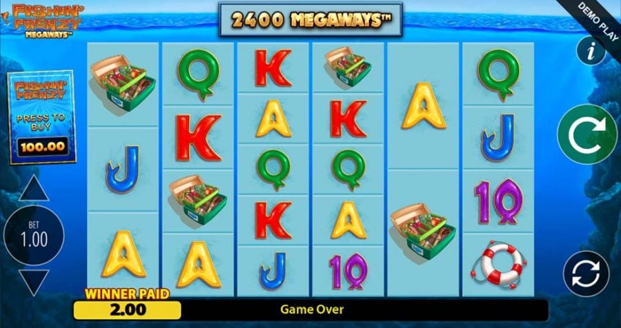 Fishin Frenzy Megaways - partycasino