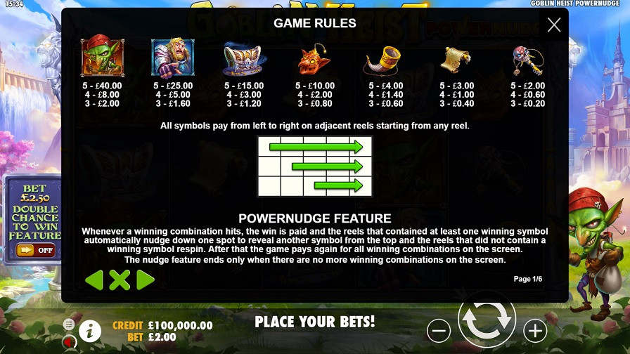 Goblin Heist Powernudge Feature Symbols Eng - partycasino