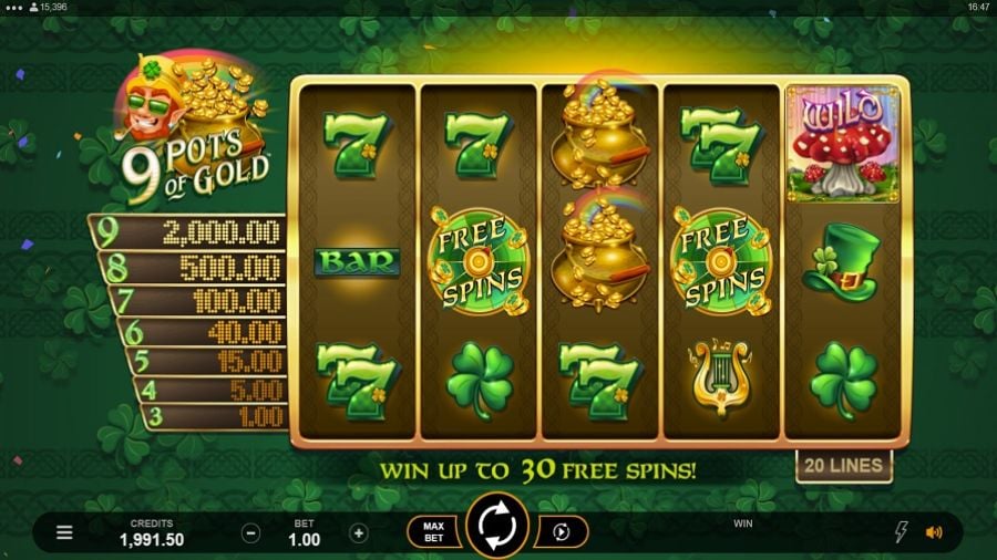 9 Pots Of Gold Slot Eng - partycasino