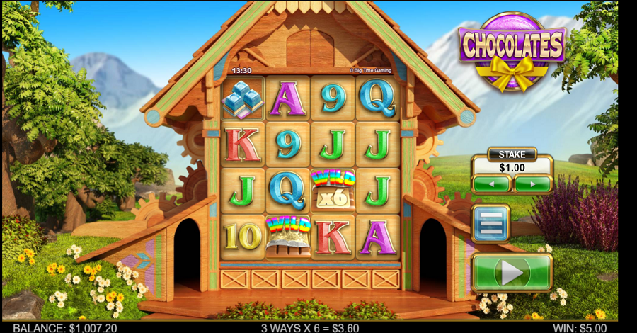 Chocolates Bonus - partycasino