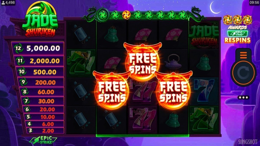 Jade Shuriken Bonus - partycasino