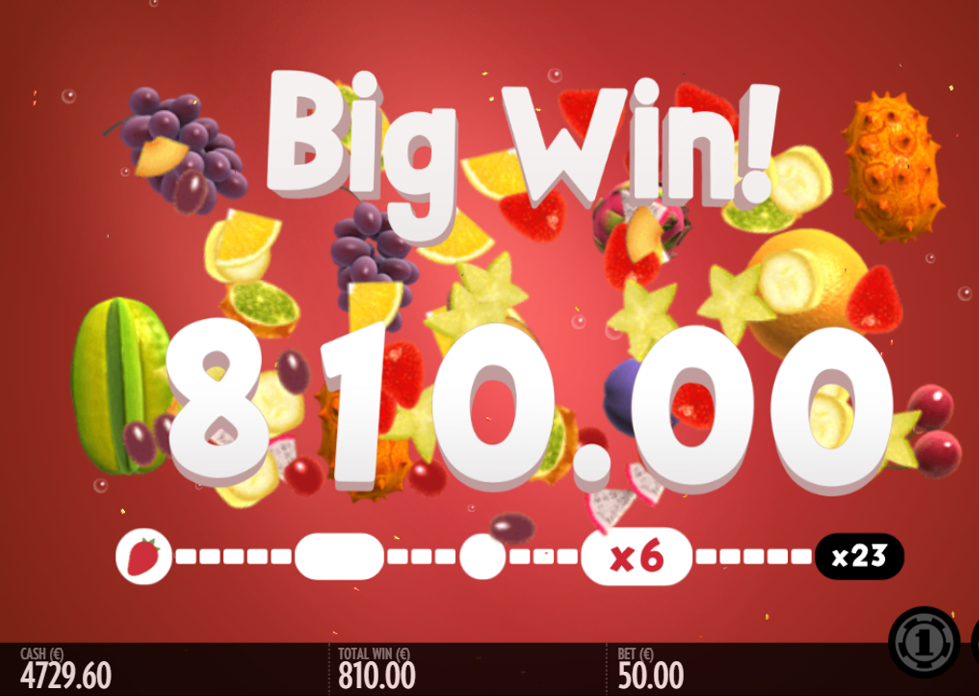 Fruit Warp Strawberry Big Win - partycasino