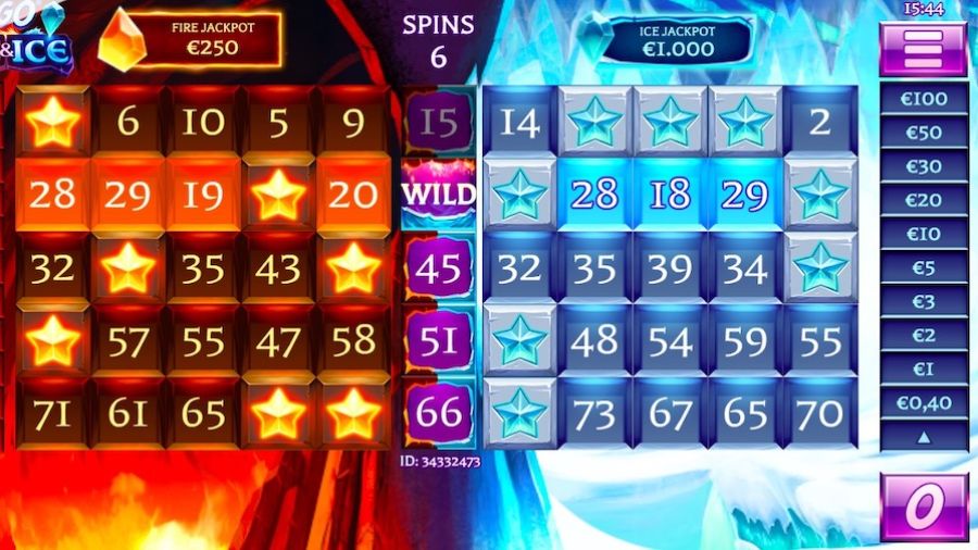 Slingo Fire And Ice Slot En - partycasino
