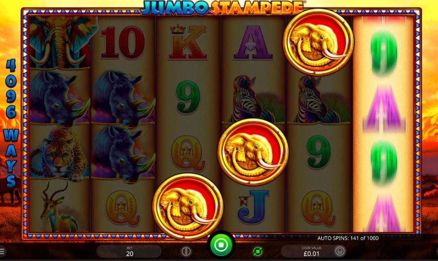 Jumbo Stampede Bonus - partycasino