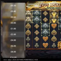 Zeus Lightning Power Reels Bet - partycasino