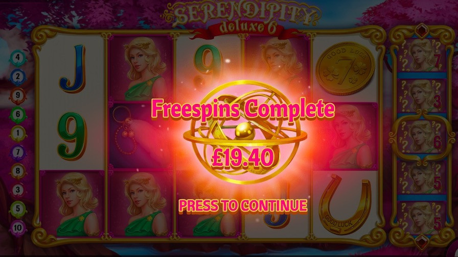 Serendipity Deluxe 6 Bonus - partycasino
