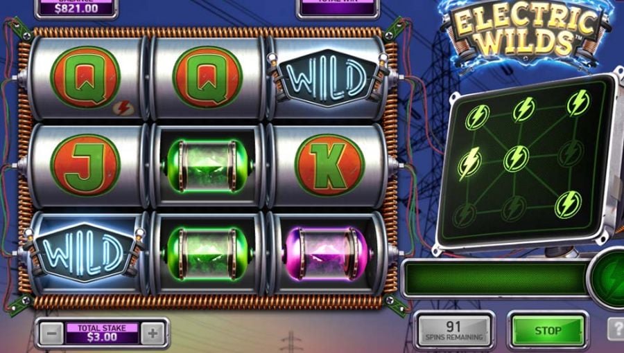 Electric Wilds Win - partycasino