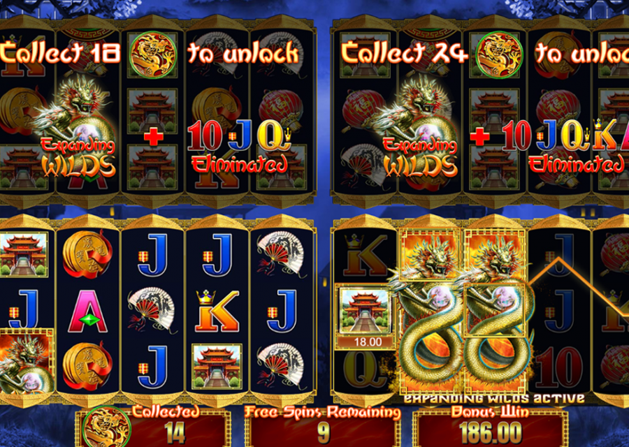 Imperial Dragon Bonus Round - partycasino