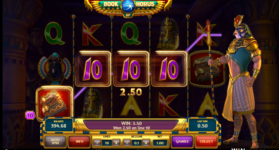 Book Of Horus Bonus - partycasino