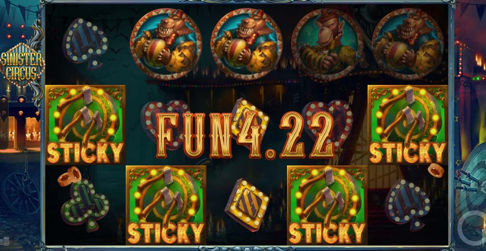 Sinister Circus Bonus - partycasino