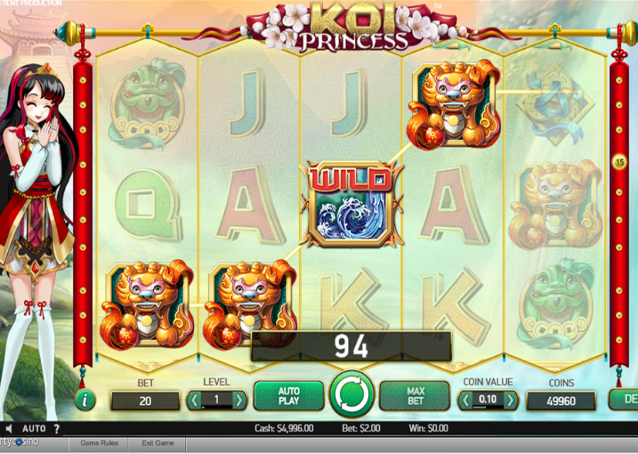 Koi Princess Wild 2 - partycasino