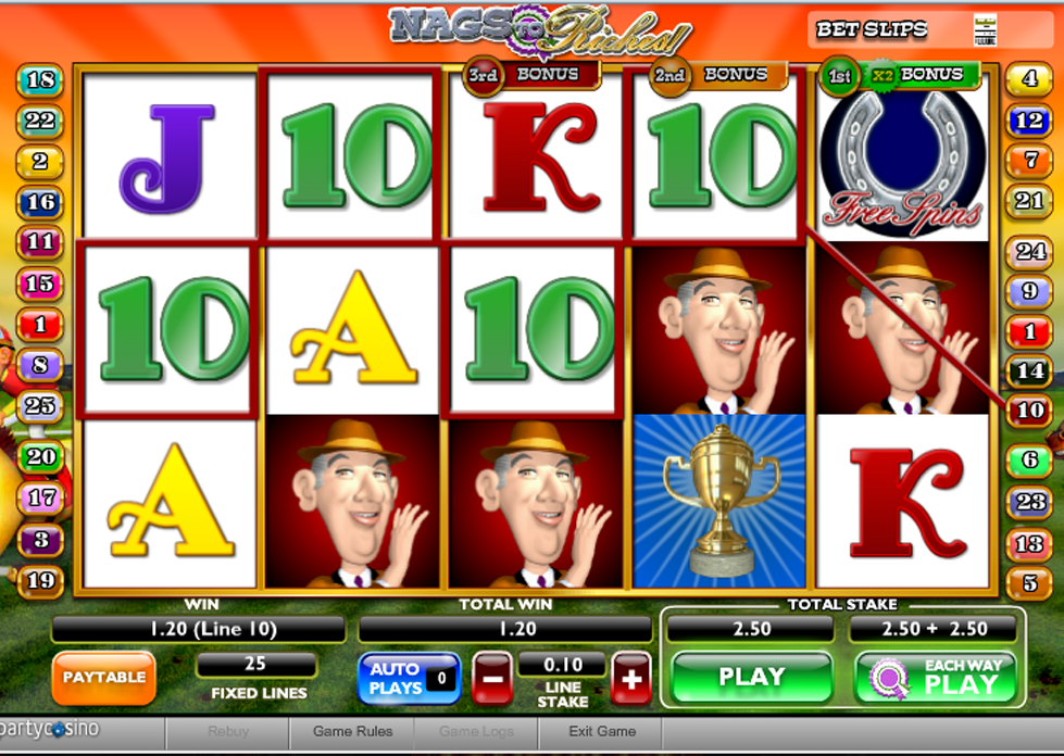 Nags To Riches Each Way - partycasino