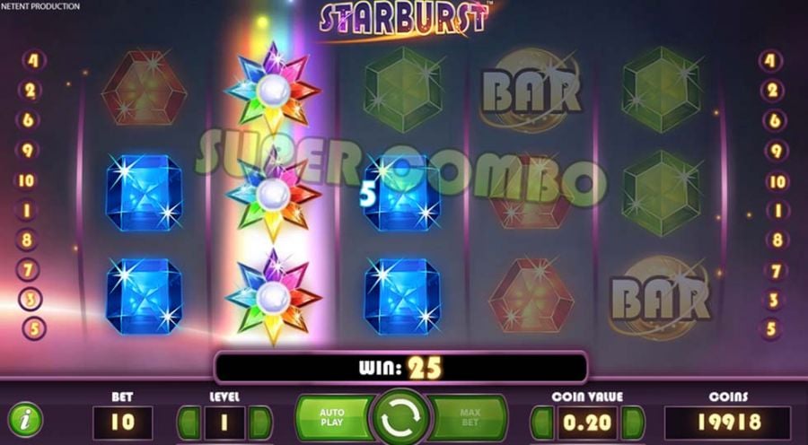 Starburst Combo - partycasino