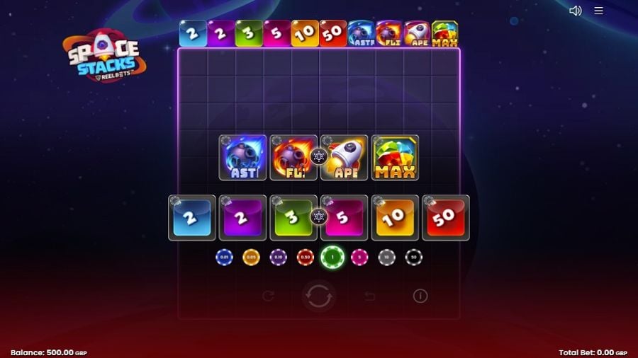 Space Stacks Reel Bets Slot Eng - partycasino
