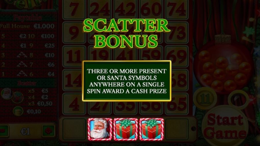 Slingo Bells Featured Symbols - partycasino