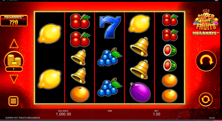 Super Hot Fruits Megaways - partycasino