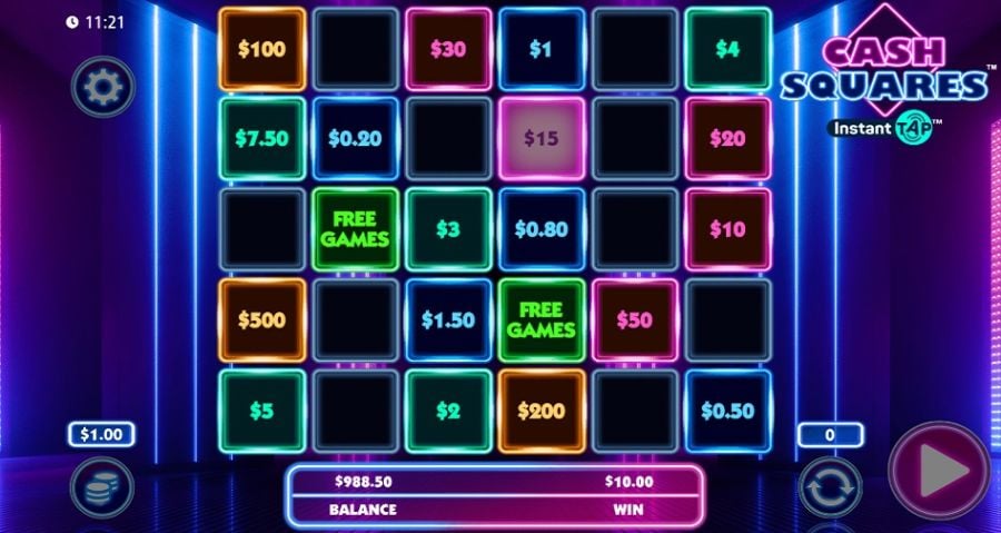 Cash Squares Bonus Eng - partycasino