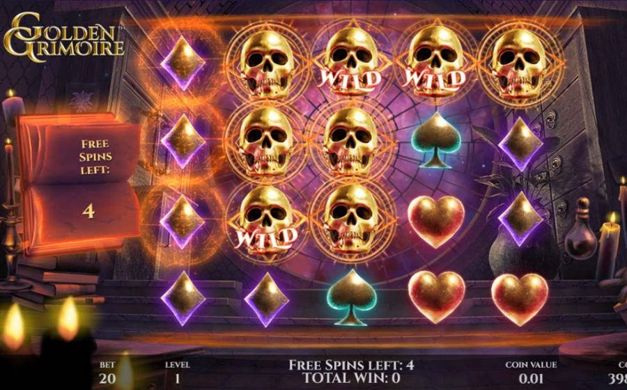 Golden Grimoire Bonus - partycasino