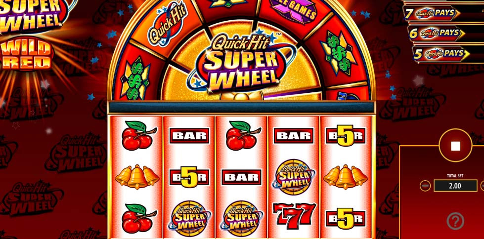 Quick Hit Super Wheel Bonus - partycasino