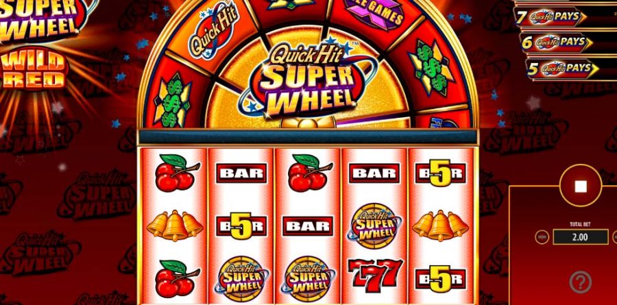 Quick Hit Super Wheel Bonus - partycasino