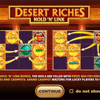 Desert Riches Hold N Link Slot - partycasino