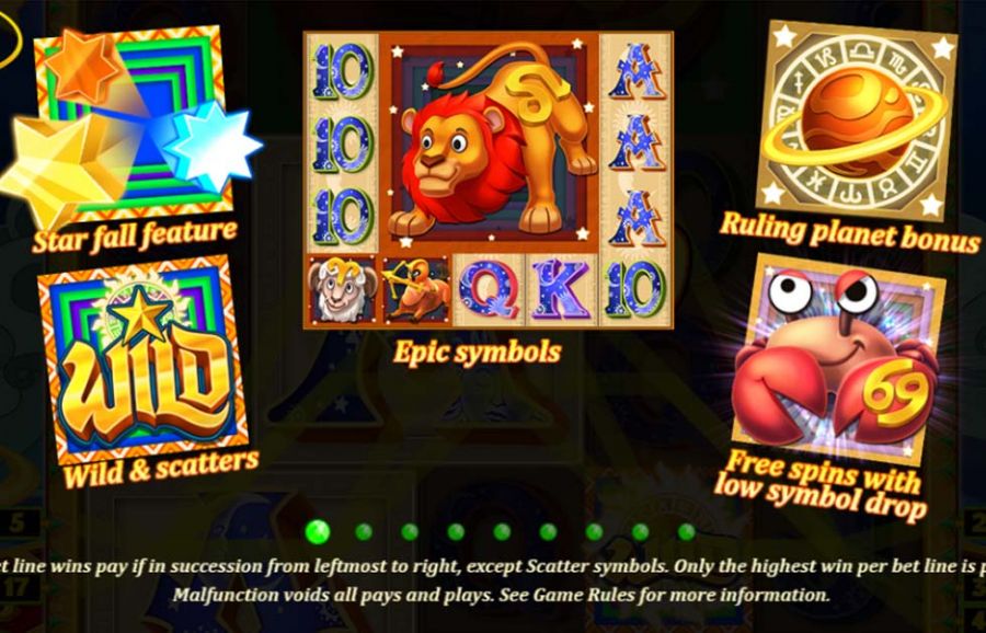 Destiny Stars Featured Symbols - partycasino