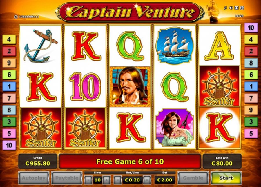 Captain Venture Bonus - partycasino