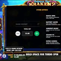 Release The Kraken 2 Bet - partycasino