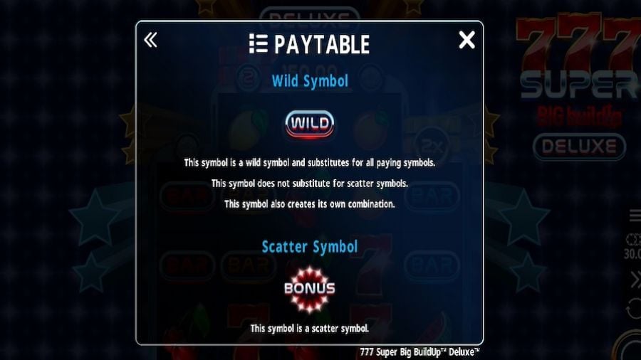 777 Super Big Buildup Feature Symbols - partycasino