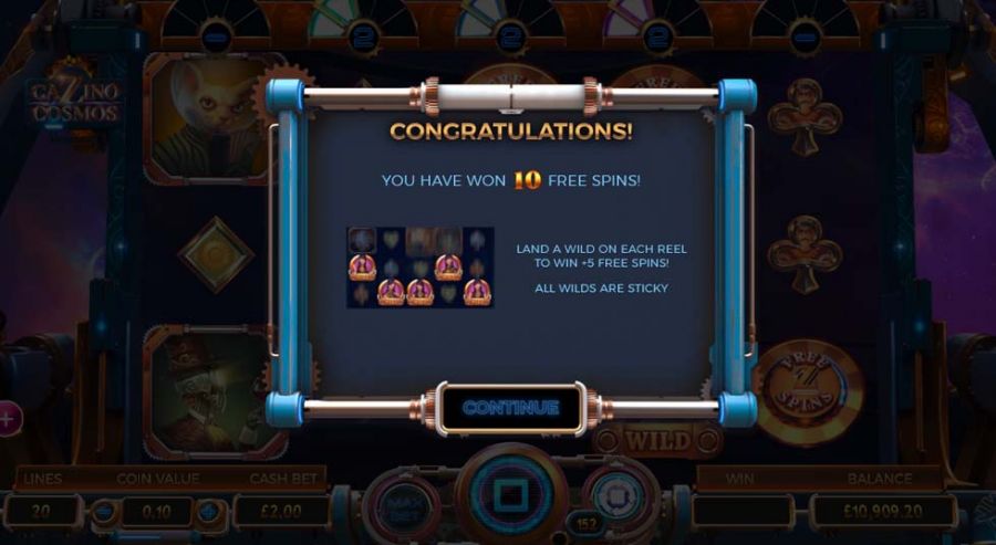 Cazino Cosmos Bonus - partycasino