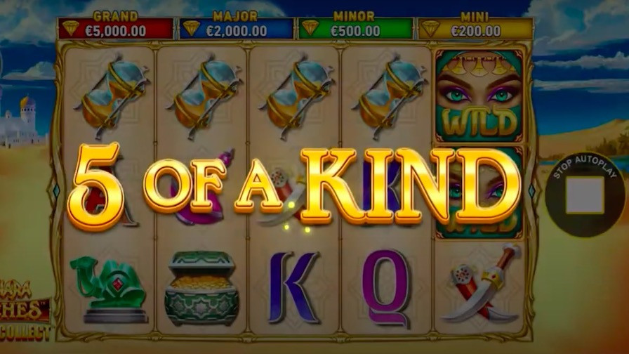 Sahara Riches Cash Collect Bonus 2 - partycasino