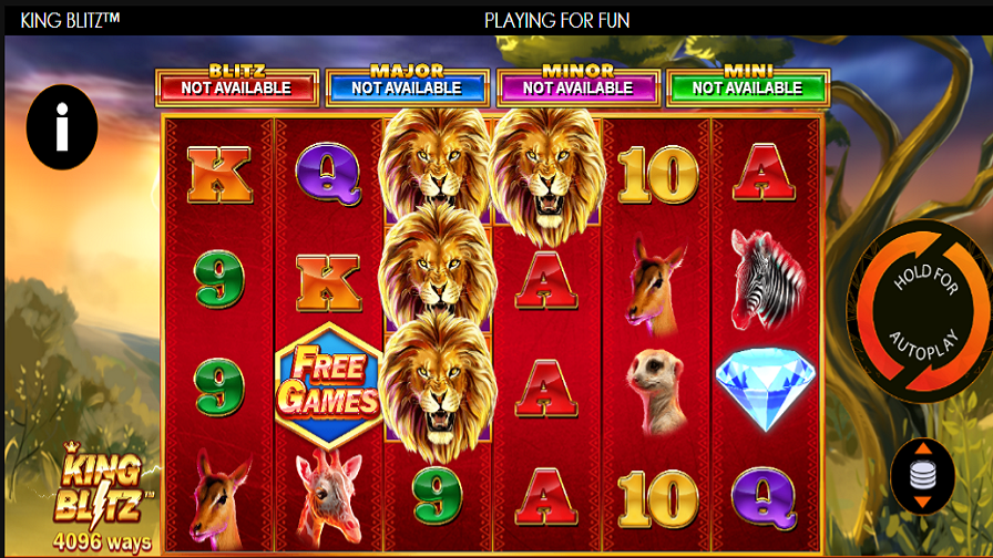 King Blitz Slot - partycasino