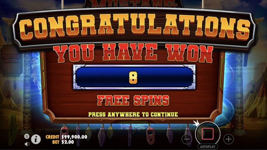 Mustang Trail Bonus - partycasino