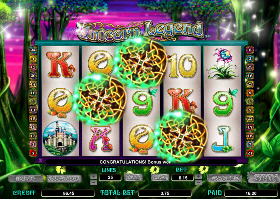 Unicorn Legend Bonus - partycasino