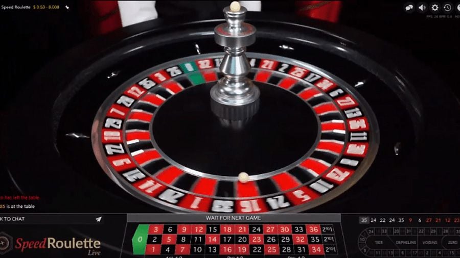 Speed Roulette Evolution - partycasino
