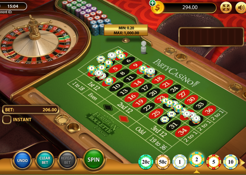 European Classic Roulette - partycasino