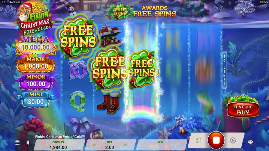 Fishin Christmas Pots Of Gold Bonus Eng - partycasino